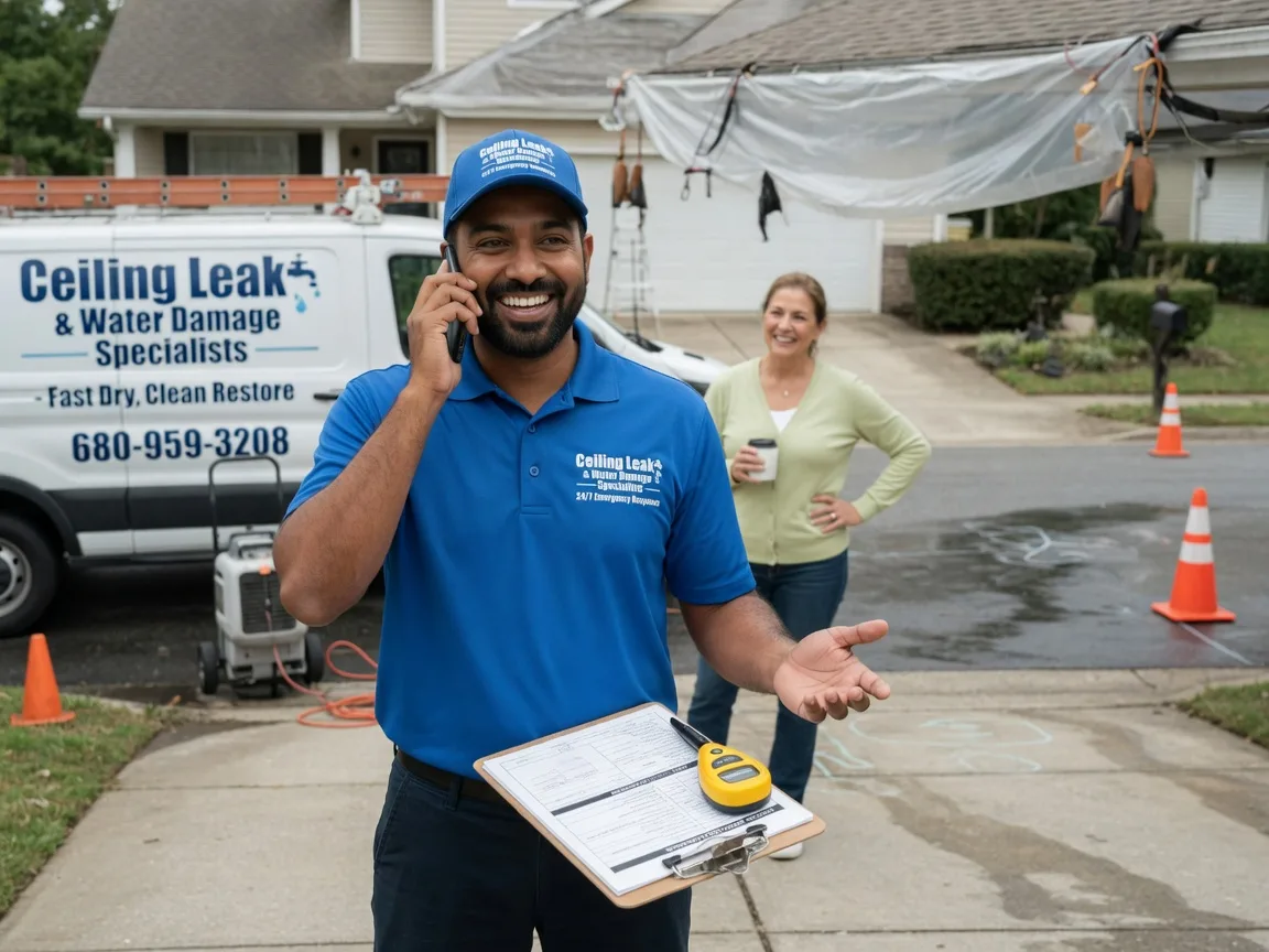Ceiling Leak Cleanup Shawneetown, IL FAQs